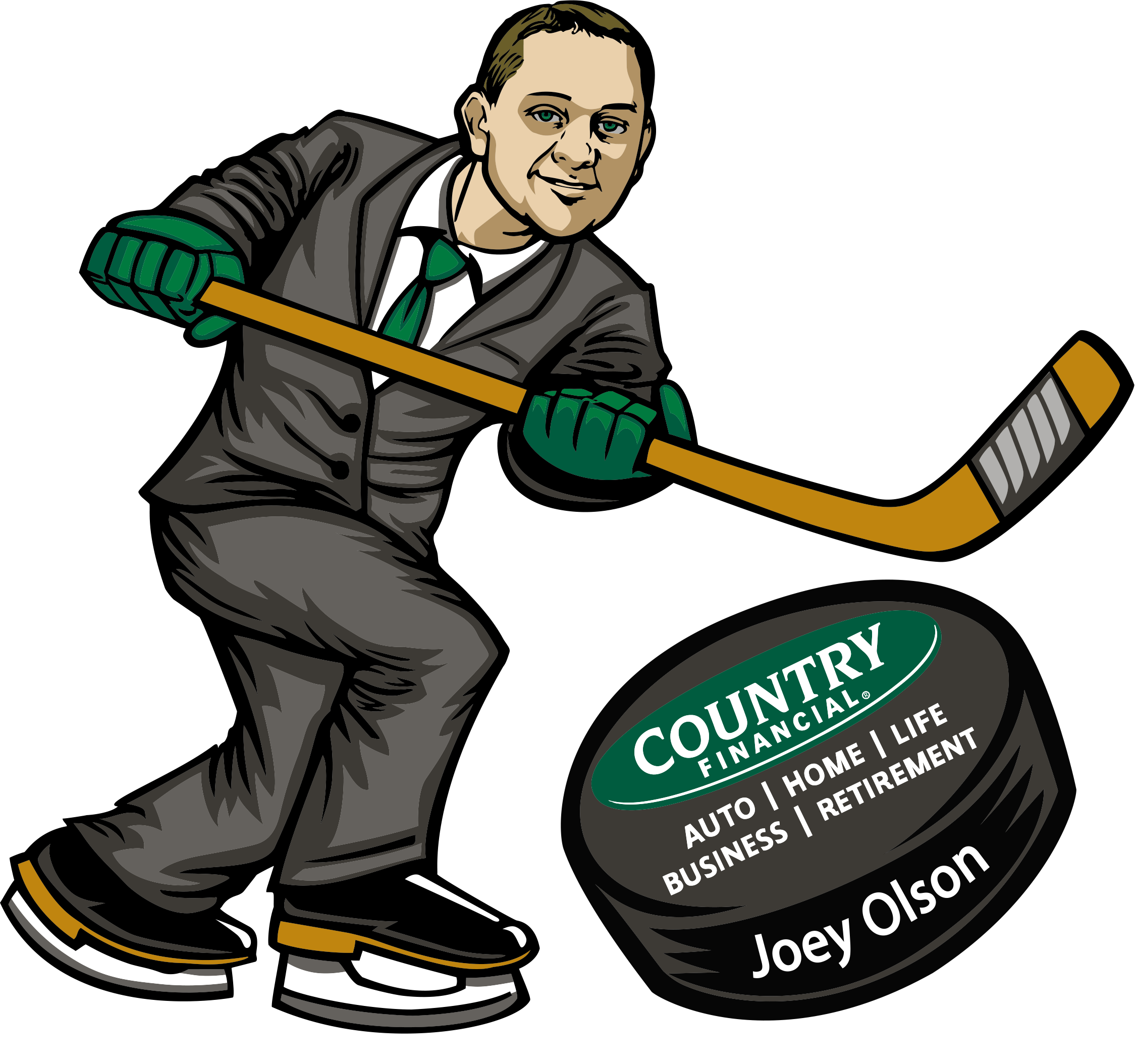 joey olson country financial logo
