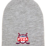 PYHA LOGO-beanie24frontHEATHERGREY