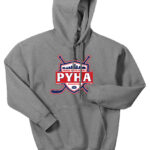 PYHA LOGO-hoodie24frontSPORTGREY