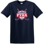 PYHA LOGO-tee24frontNAVY